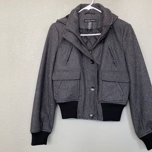 New York & Company Wool zip up Jacket size 6